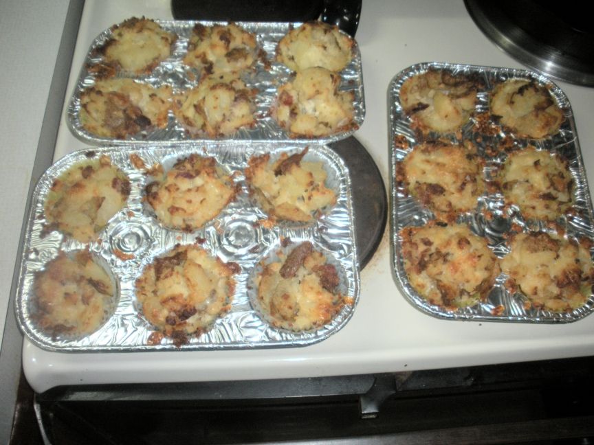 LOADED Twice Baked Potato Cupcakes