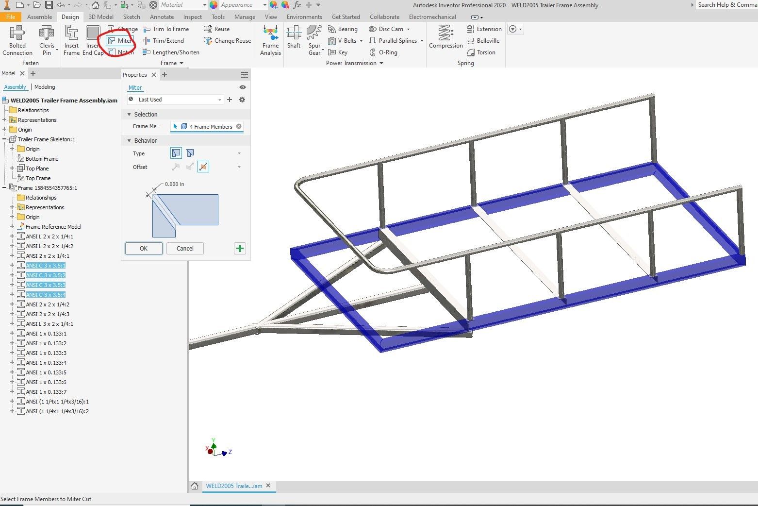 Overview Autodesk Inventor Frame Generator Trailer 29 Steps Instructables