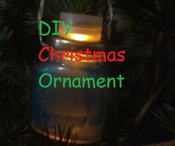 DIYLight Up Ornament Using LED Candle