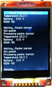 Arduino Serial UART Scrolling Display Terminal Using a 2.2