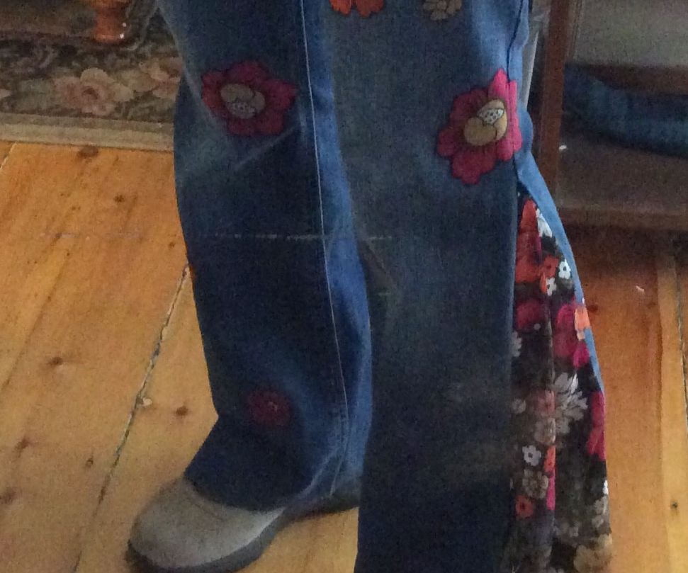 Retro Floral Hippie Bellbottoms