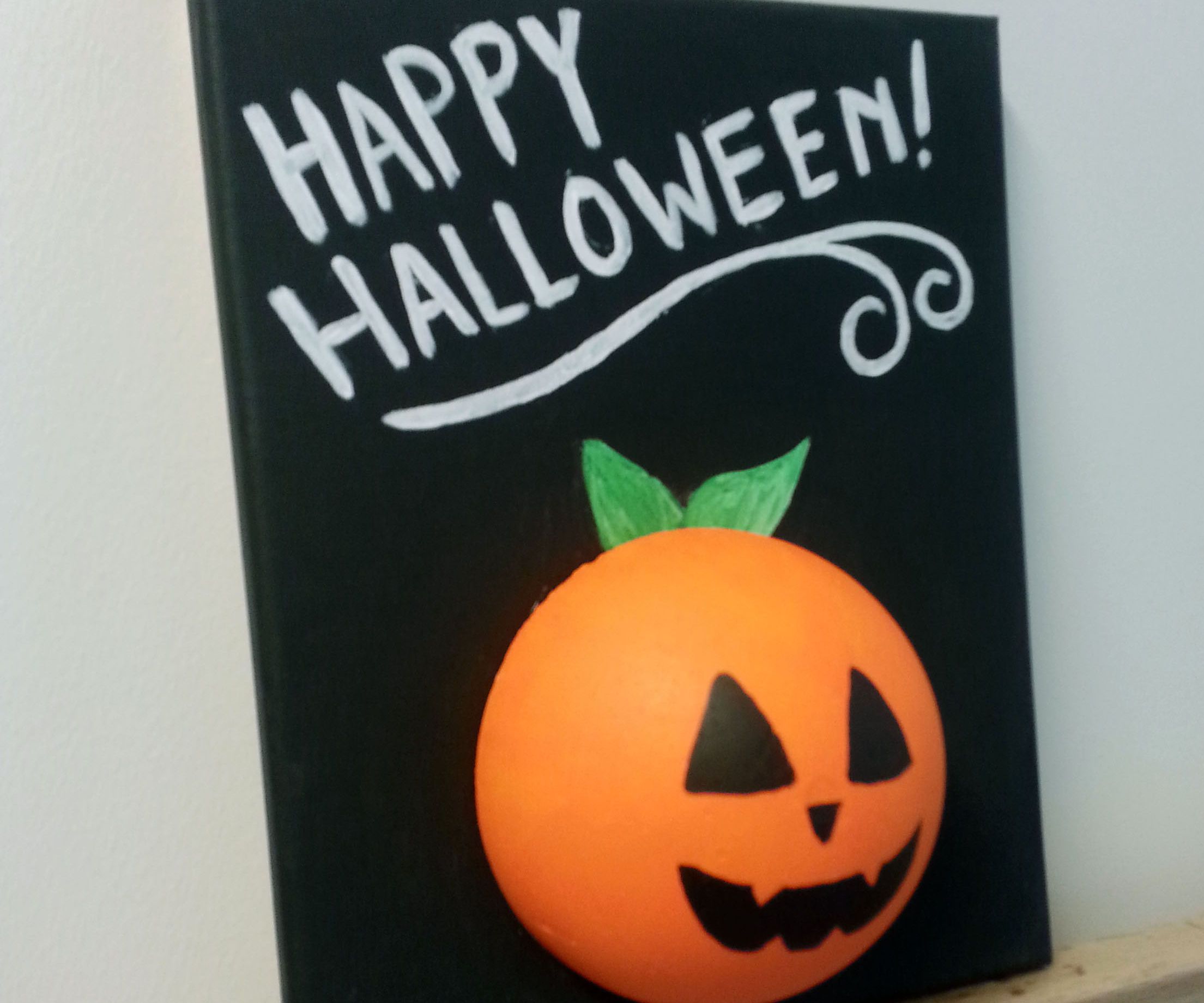 Kids Jack-o'-lantern Halloween Craft