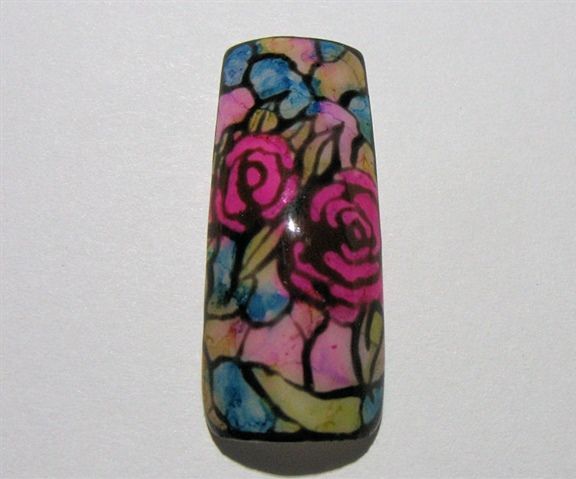 Diy Ink Stained Nail Art