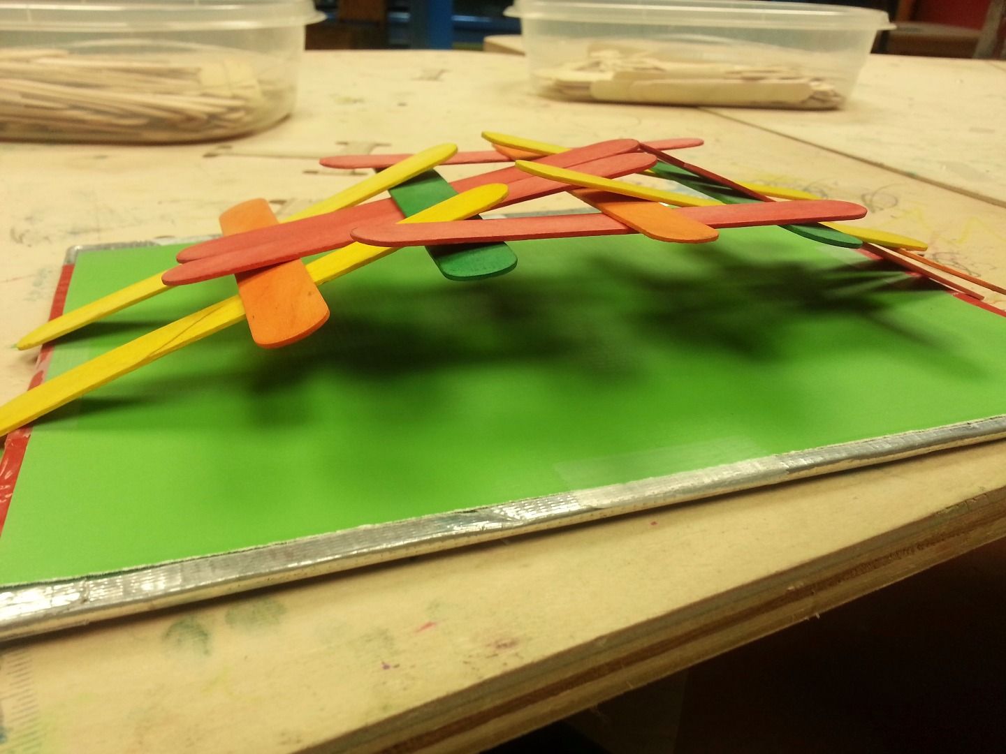 How Strong is a Da Vinci Popsicle Stick Design  