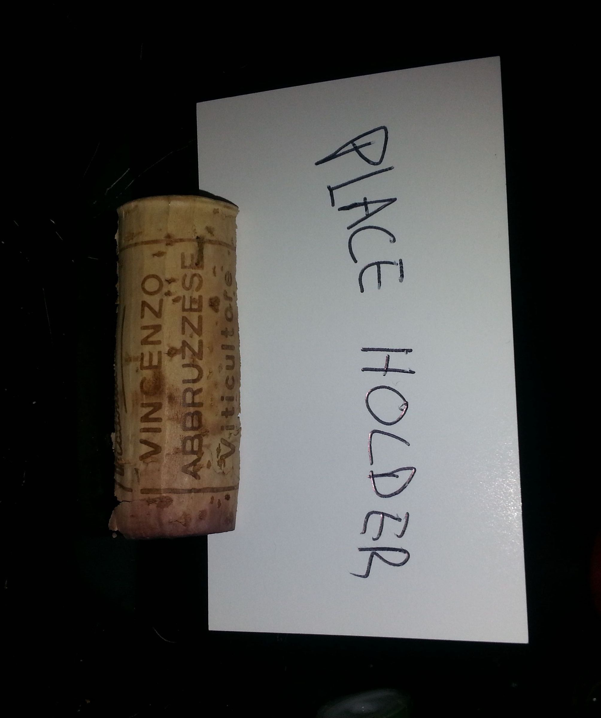 Cork Business Card Holder