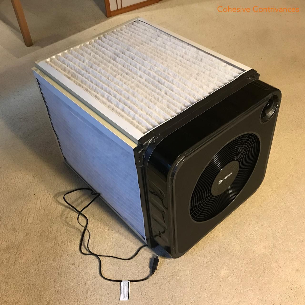 Efficient Box Fan Air Cleaner a Universal CorsiRosenthal Box 16