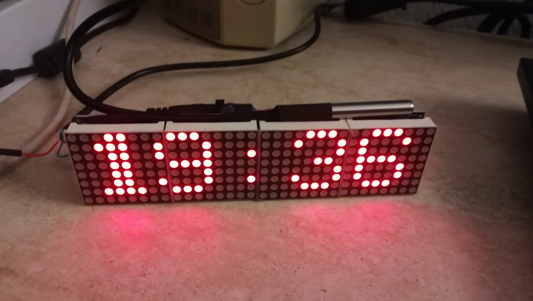 MAX7219 Arduino Clock - Instructables