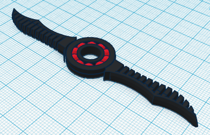 Dual Blade Fidget Spinner