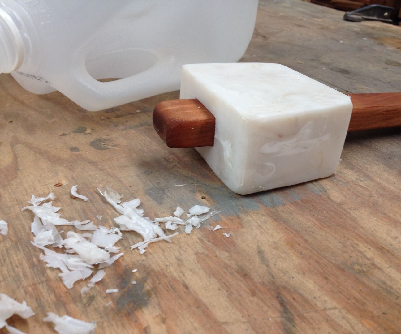 How to Make a Mallet From Milk Jugs!
