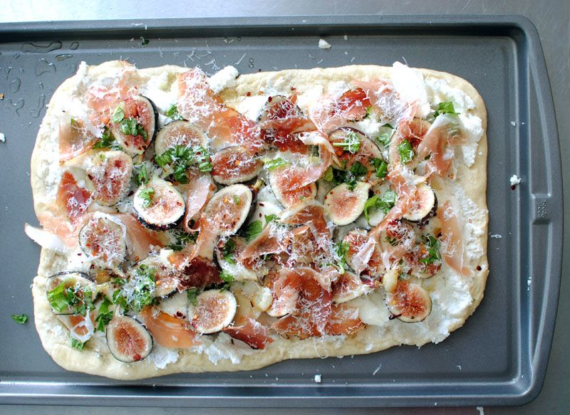 Fig and Speck Pizza
