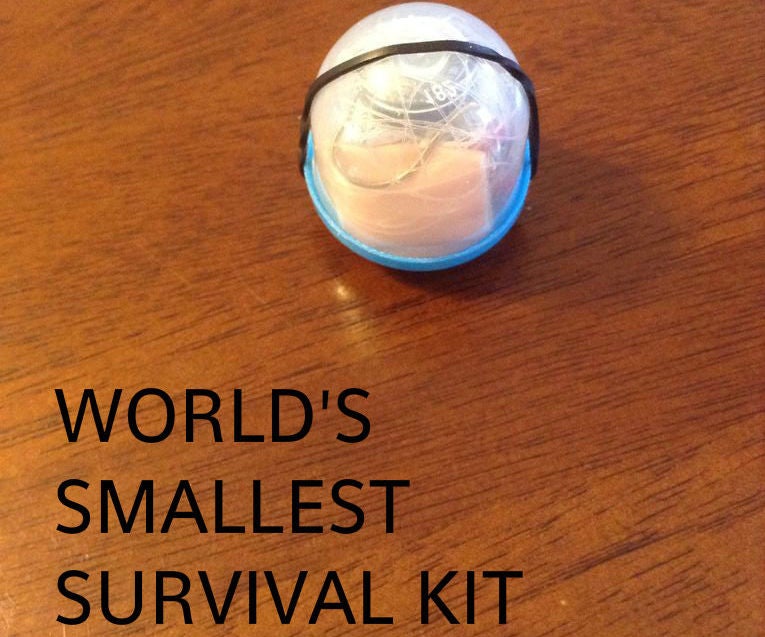 Worlds Smallest Survival Kit 3 Steps Instructables Worlds Smallest Survival Kit 3 Steps Instructables