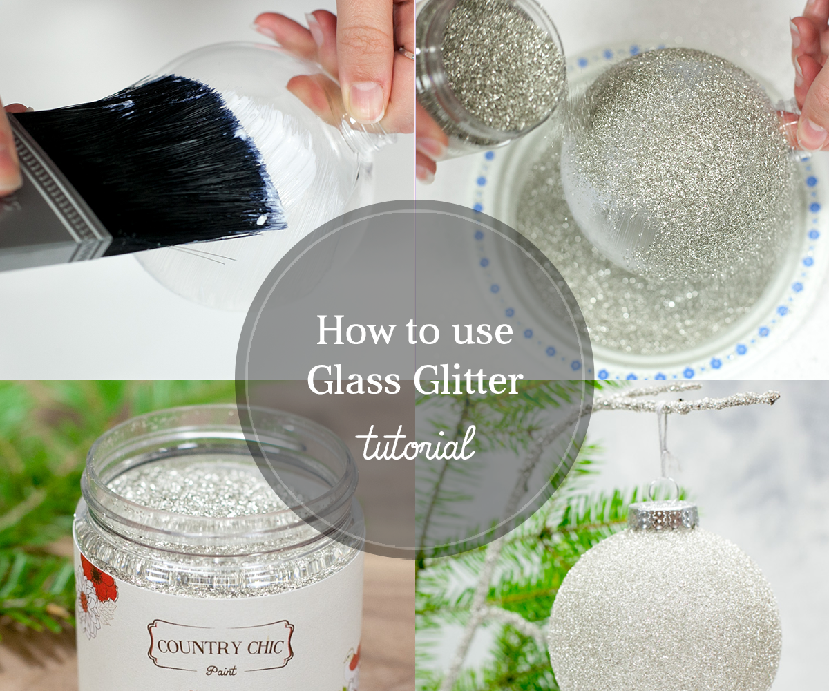 How to Decorated With Glass Glitter