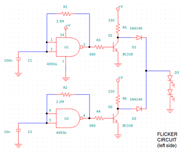Flickering System (electronic Circuit)