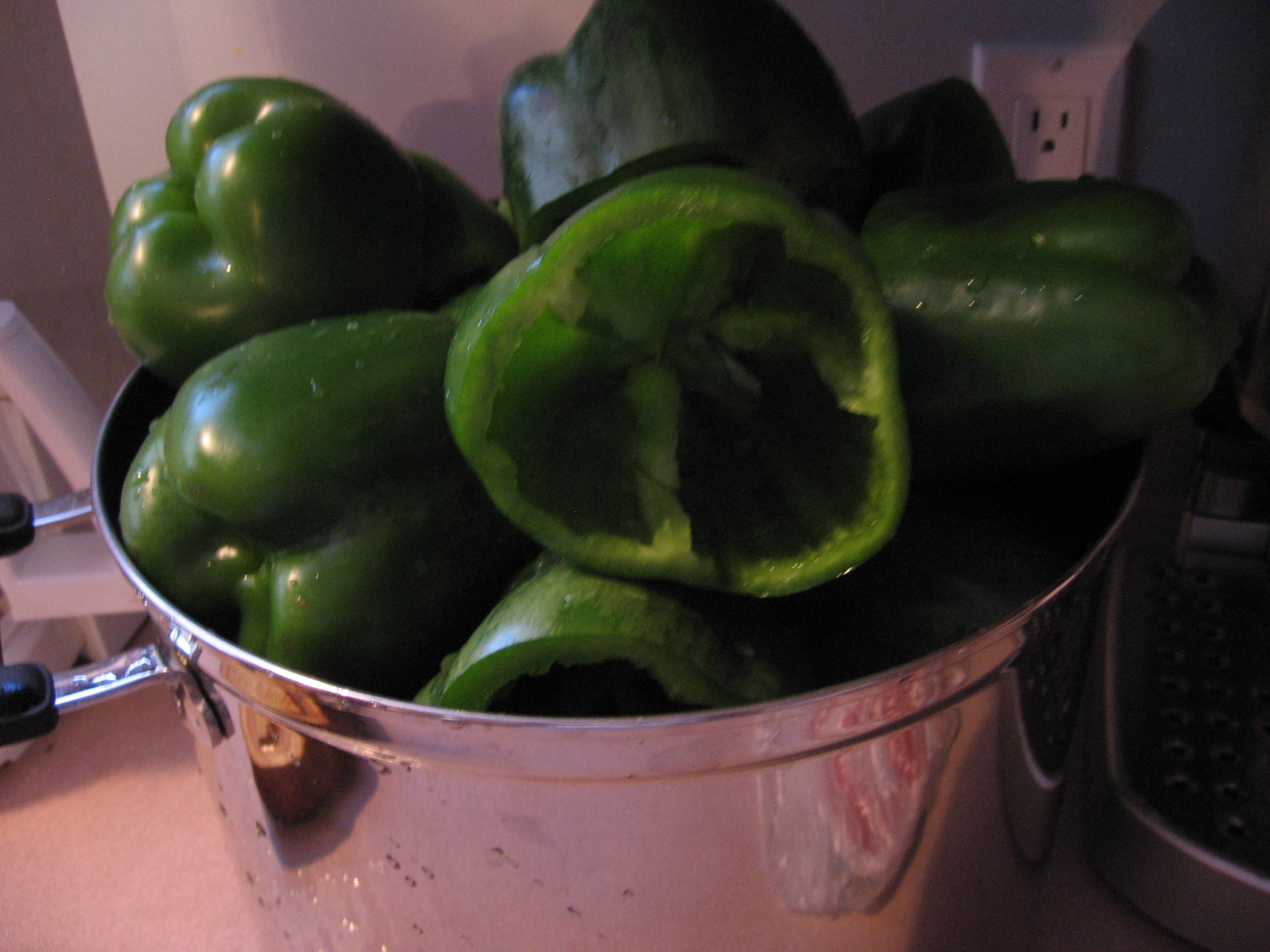 A Half Bushel of Green Peppers Stuffed!! 6 Steps (with Pictures