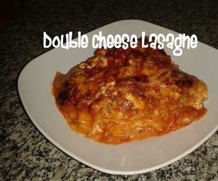 Double Cheese Lasagne Recipe