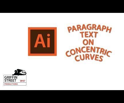 Paragraph Text on Curves - Adobe Illustrator - Thread Text on Path