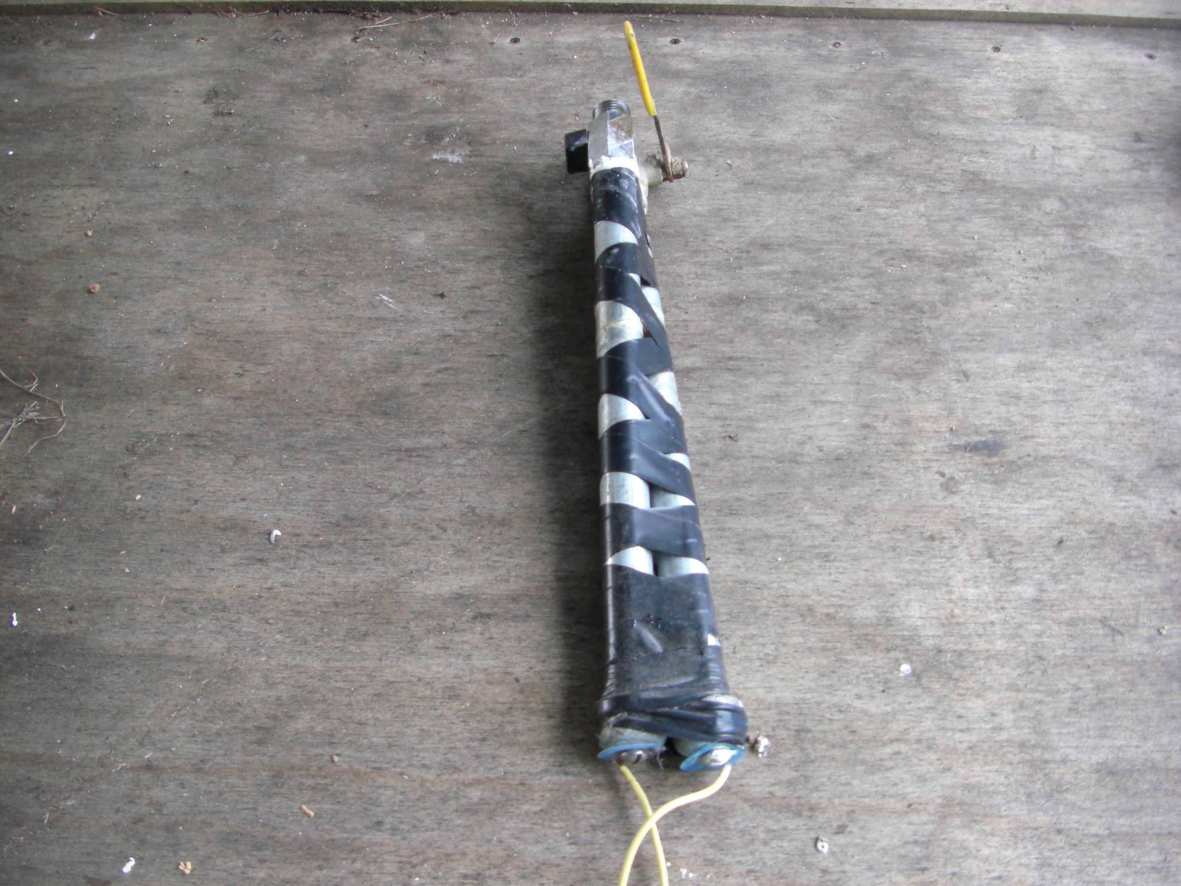 spliting water into hydrogen and oxygen