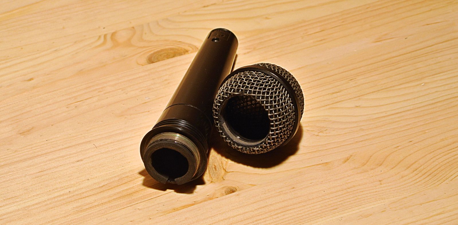 A Floor Lamp Made With a Mic Stand
