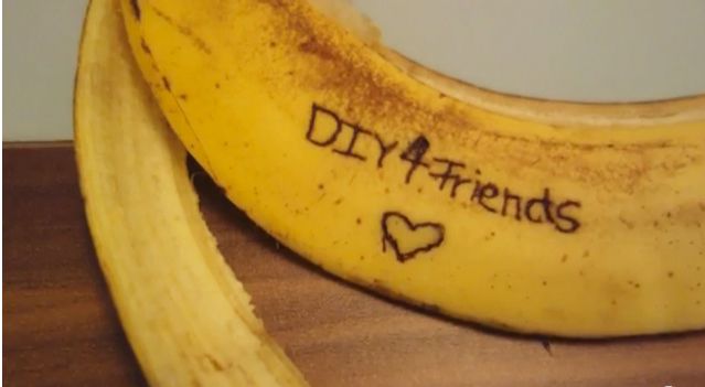 How to Write a Love Note on a Banana