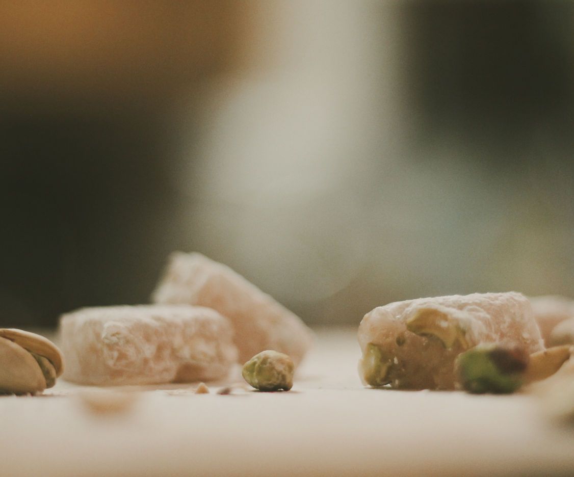 Cran-Pomegranate Pistachio Turkish Delight