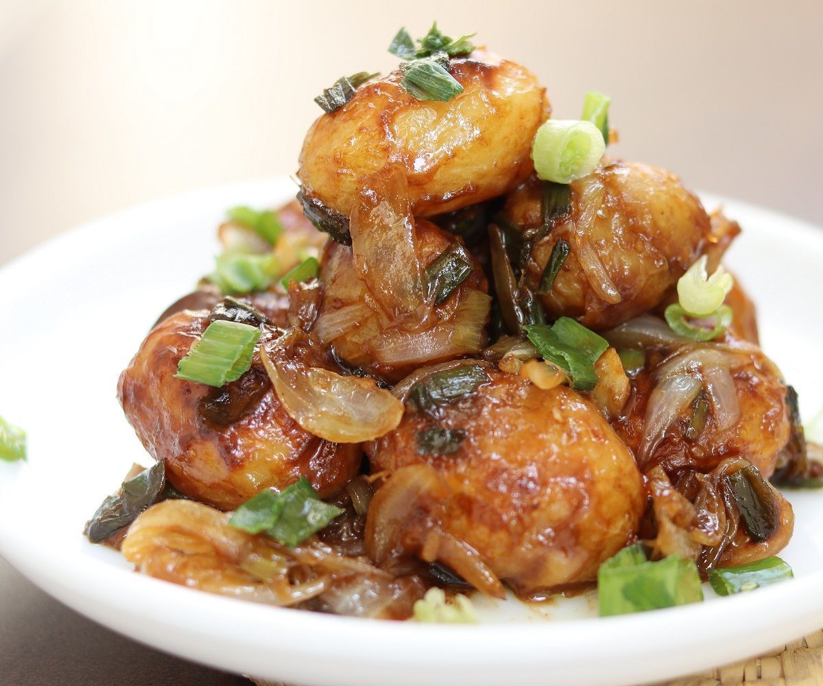 Crispy Tamarind Potatoes