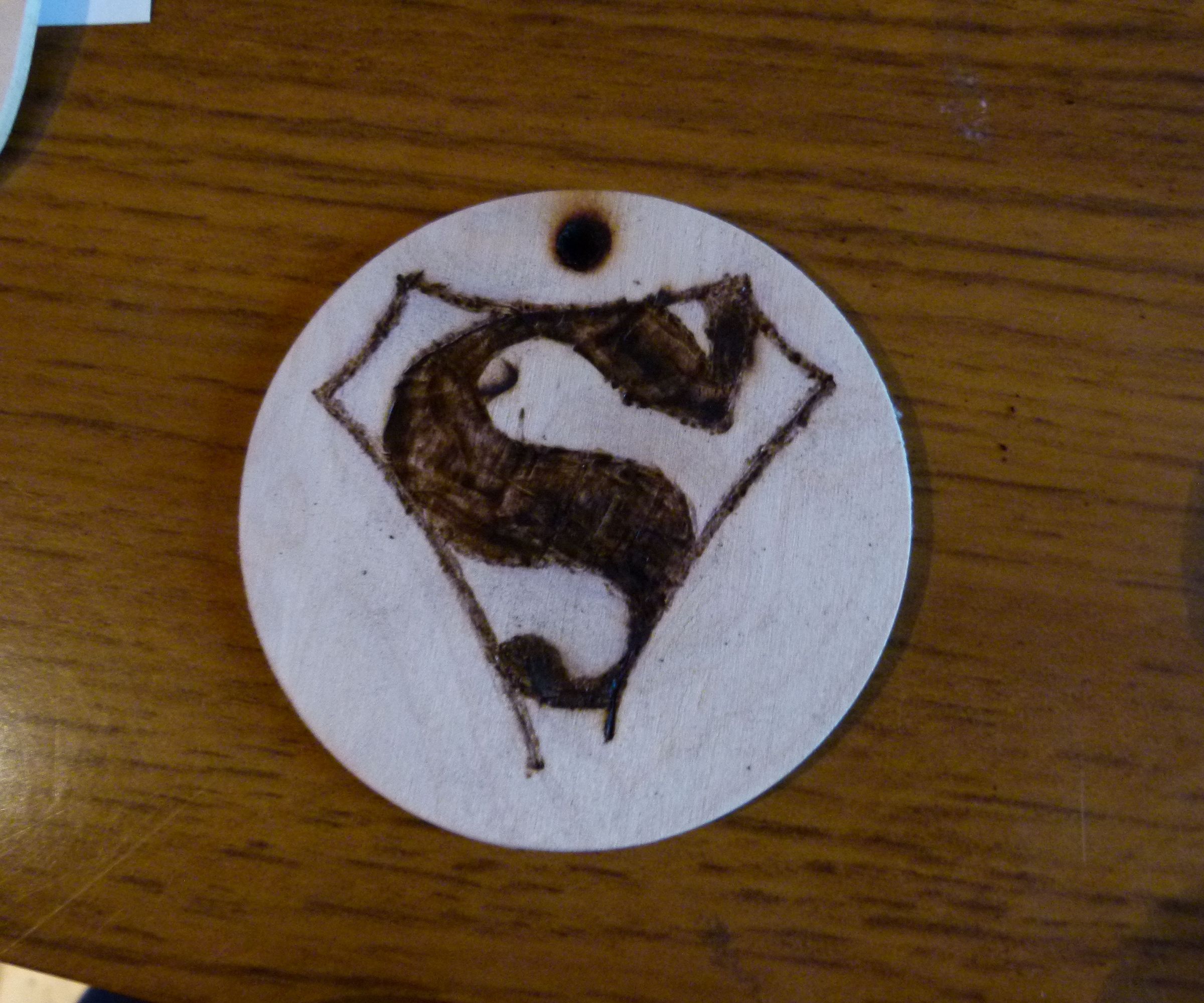 Superman key-ring (pyrotechnic style) 