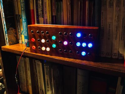 ESP 8266 - Laboratory Test Tubes Tix Clock 