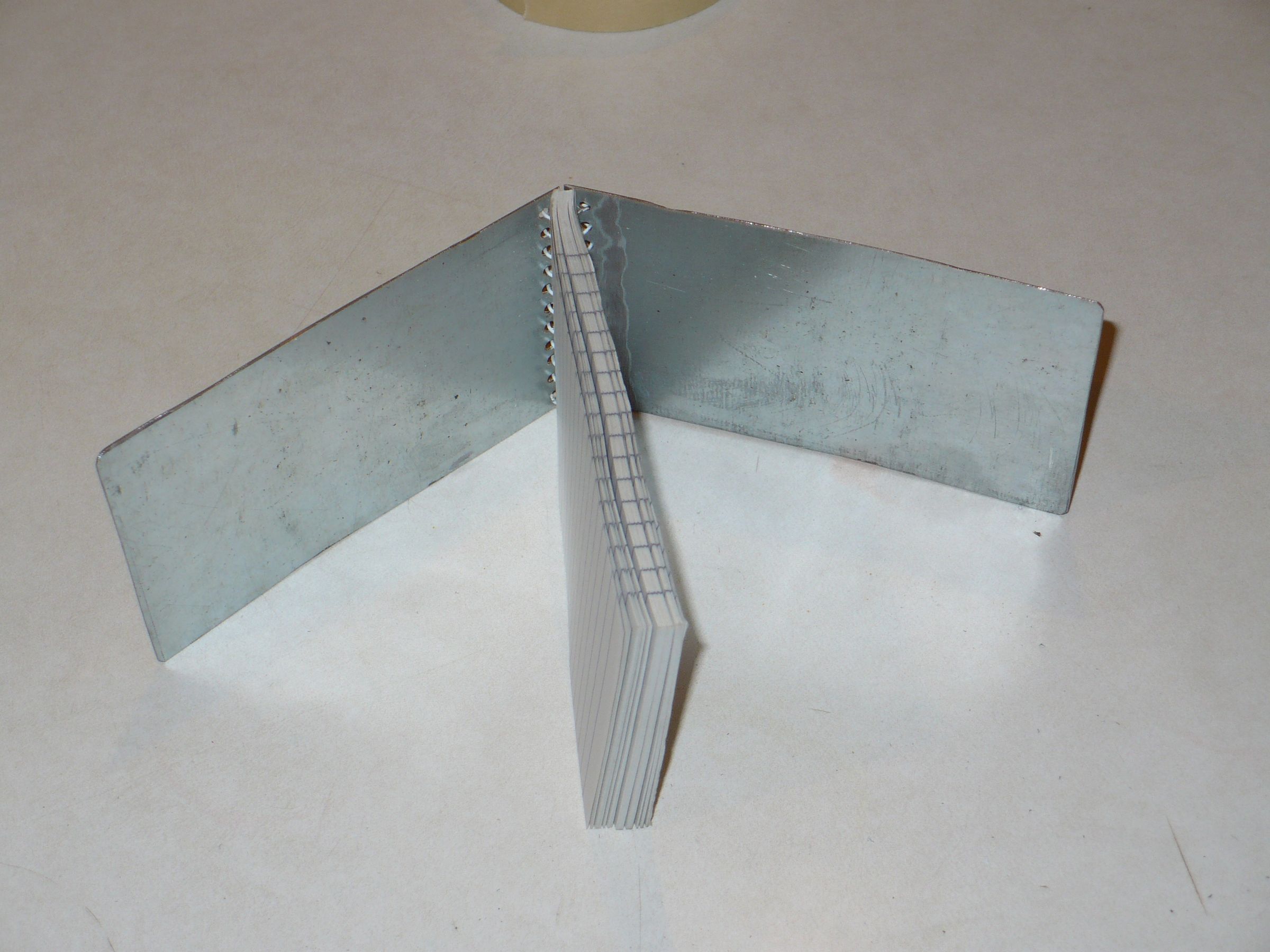Steel Spiral Bound Memo Pad