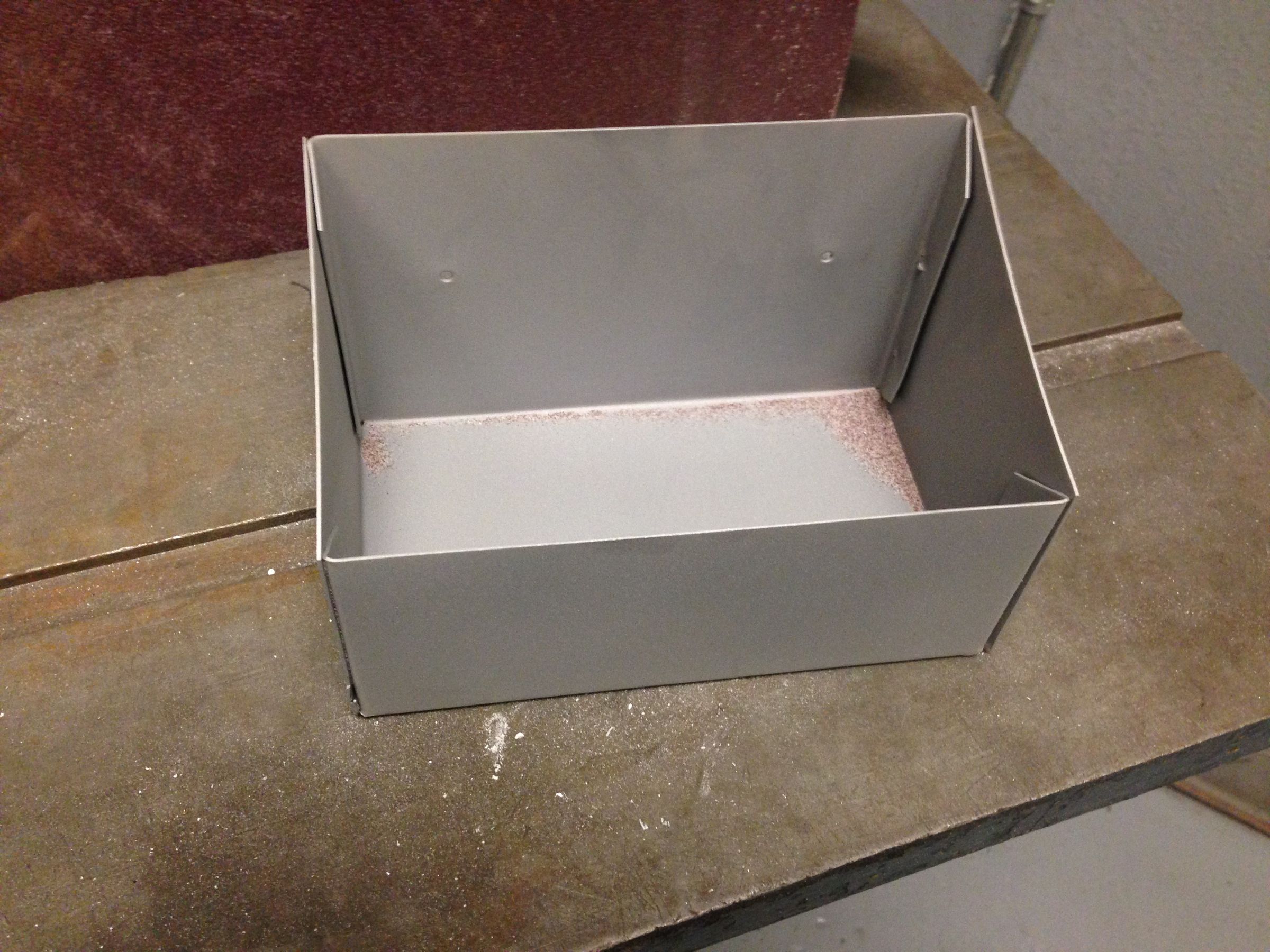Sandblasting and Powder Coating Sheet Metal Toolbox. or Just About