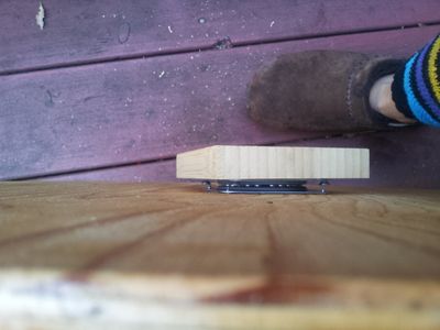 Step 3: Attach Bearings to Disc and Then Supporting Piece