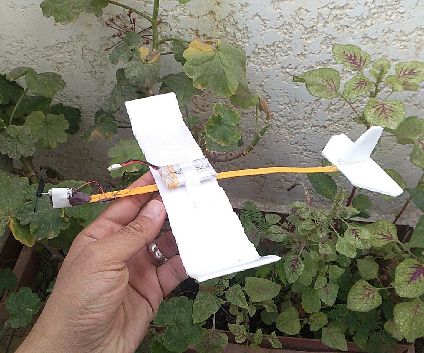 Successful Motorized Foam Plane