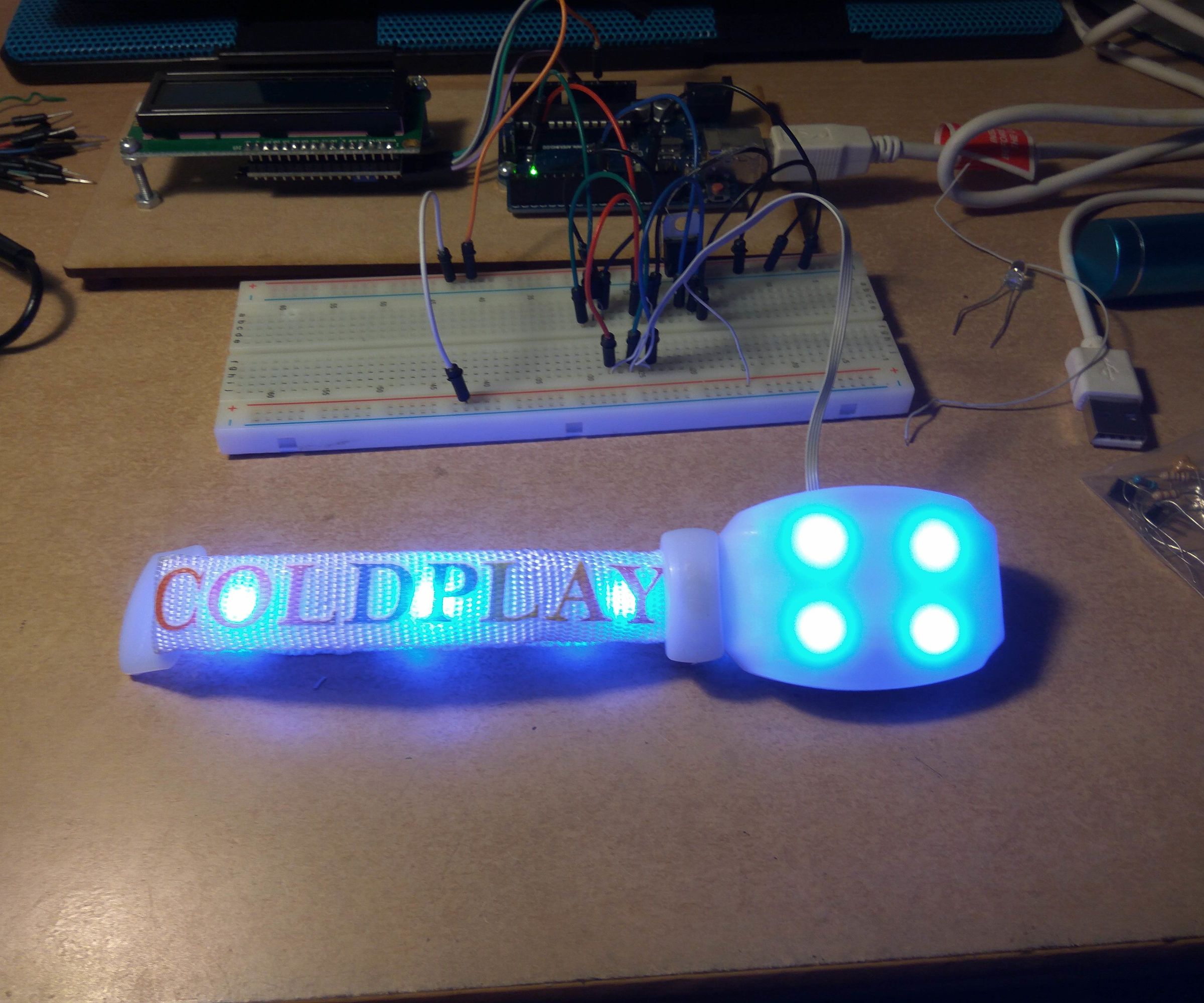 "Hacking" a Xyloband With Arduino