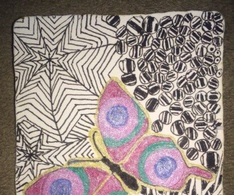 After a Big Mass Layoff at the Best Job I Ever Had I Discovered Zentangling.