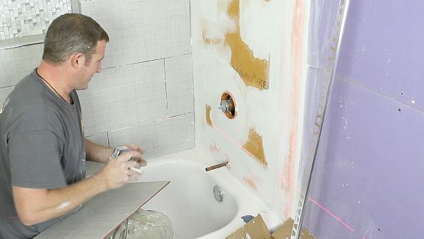 How to Tile a Shower Wall...AND Cut Tiles Like a Pro!! : 16 Steps (with ...