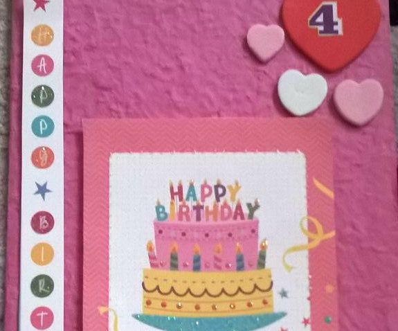 Bargain 4th Birthday Card