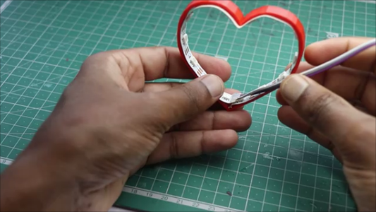 Adding Led Strip to the Heart