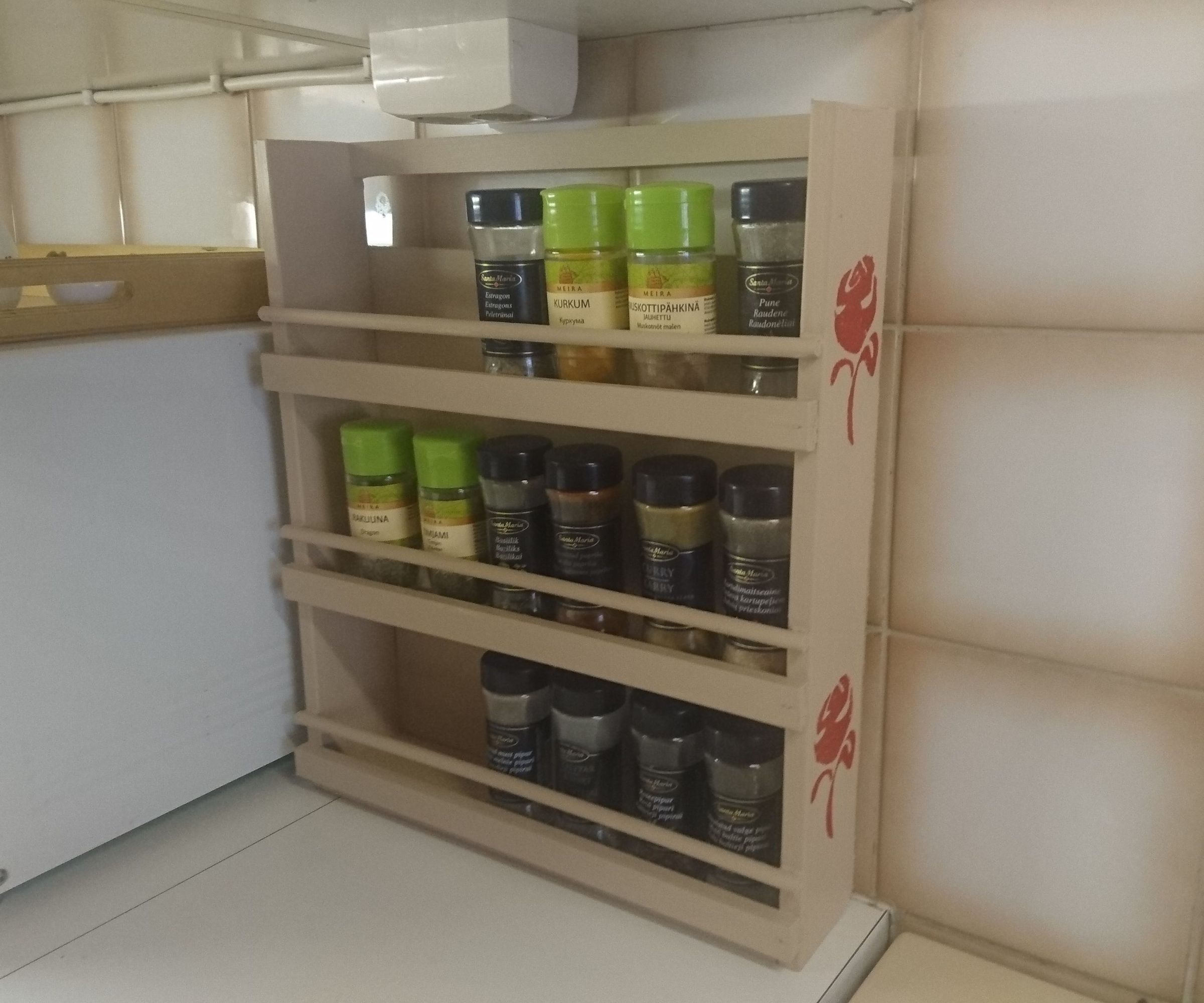 Spice Shelf From Scrap