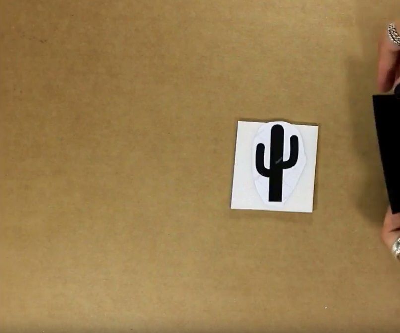 Stamp Cactus Pillowcase