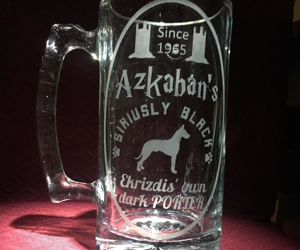Expensive Looking Sandblasted Glassware on the CHEAP!