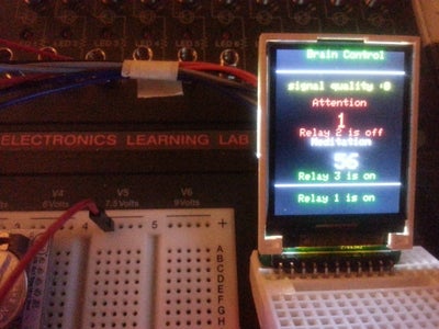 Video of Mind Controlled Relays