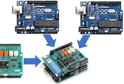 Making (More) Complicated Arduino Projects: Nx(software+hardware)