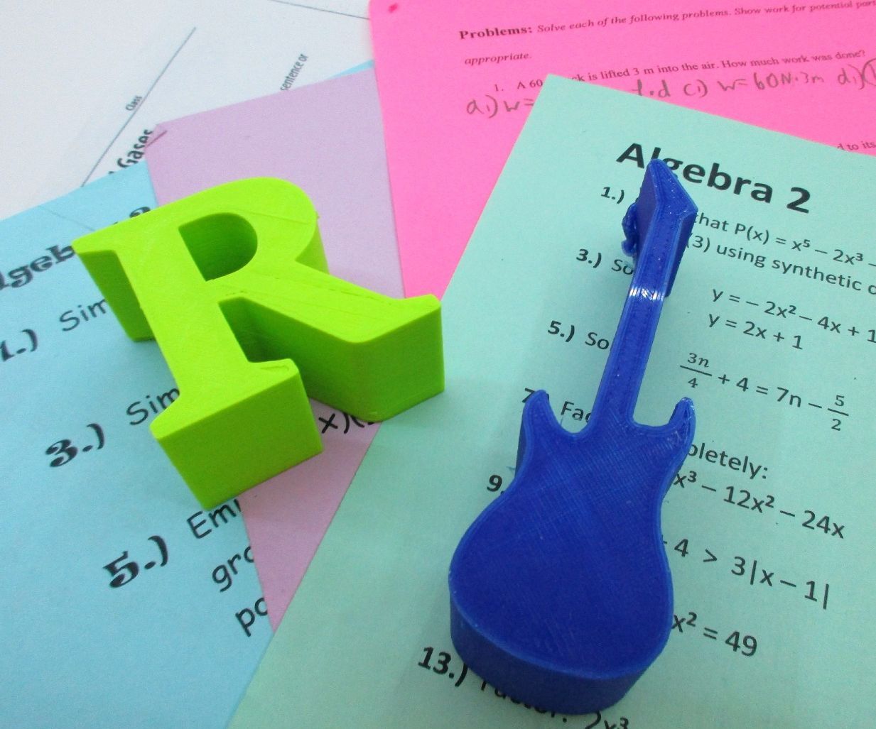 3D Printed Sugar-Filled Paperweights