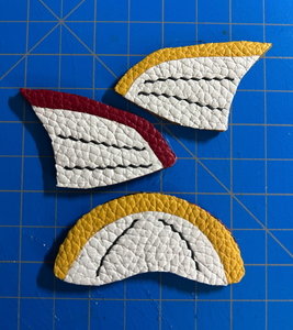 Finishing Details on Tail and Side Fins