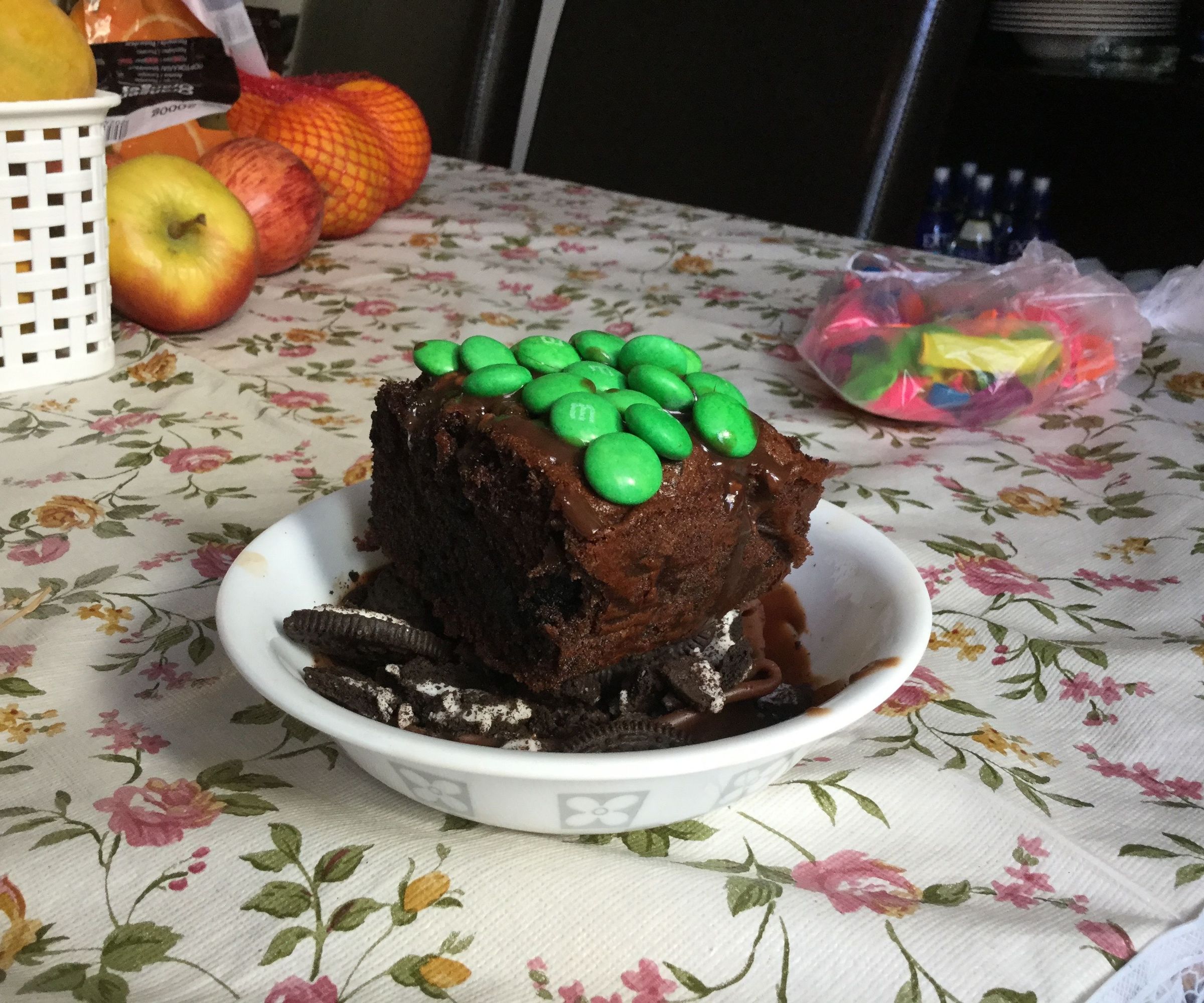 Minecraft Dirt Block Cake
