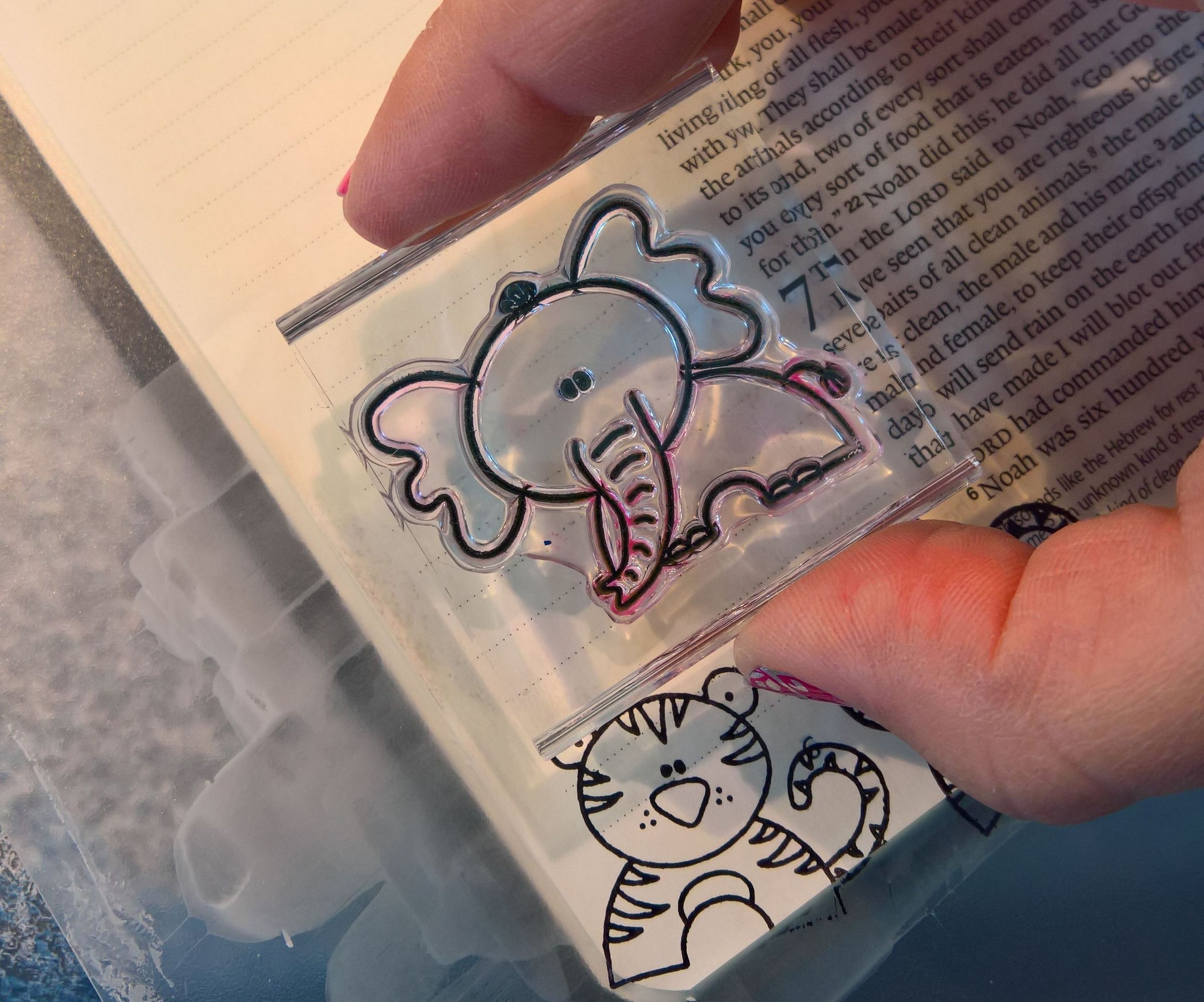 How to Use Stamps for Bible Journaling