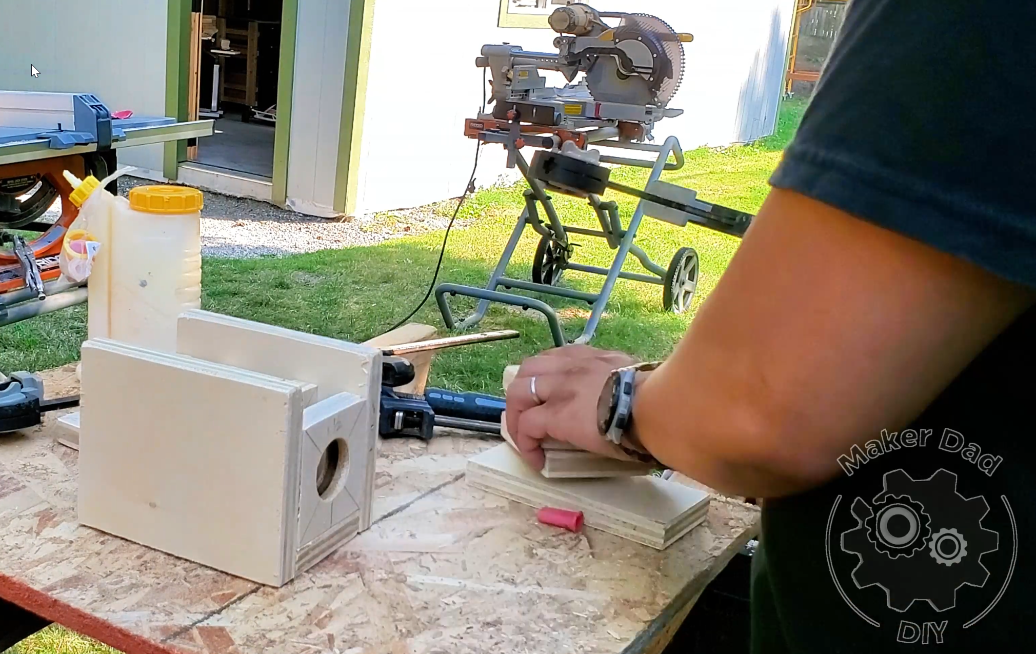 How to Make Dowels: Dowel Making Jig ( With Table Saw ) : 8 Steps (with ...