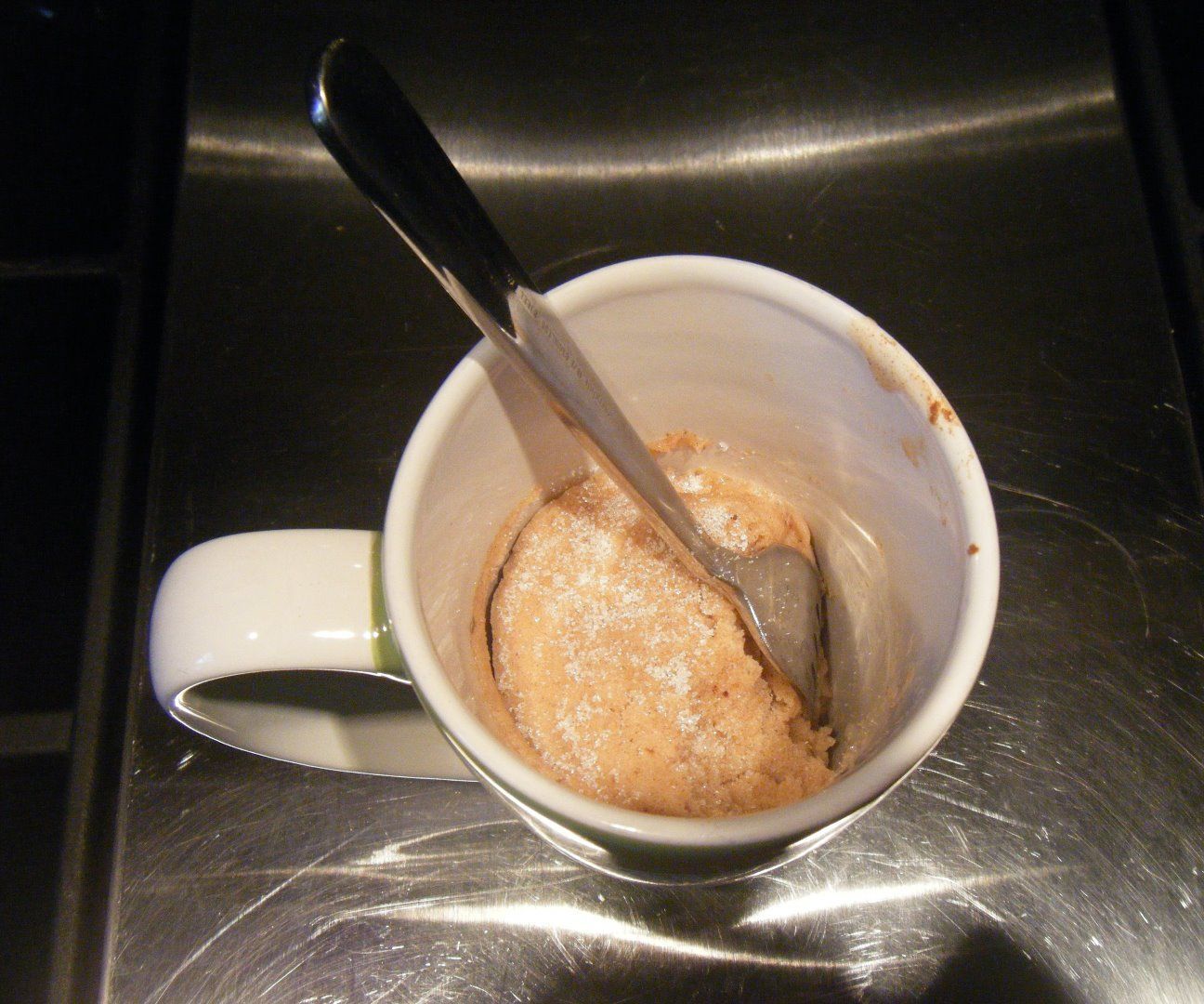Easy Microwave Apple Donut Mug Cake
