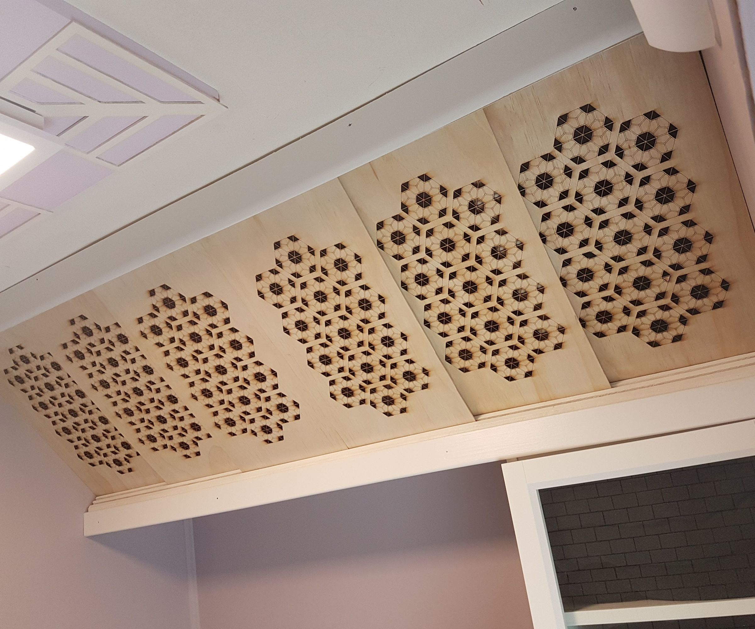 Angled Sliding Door Cabinet