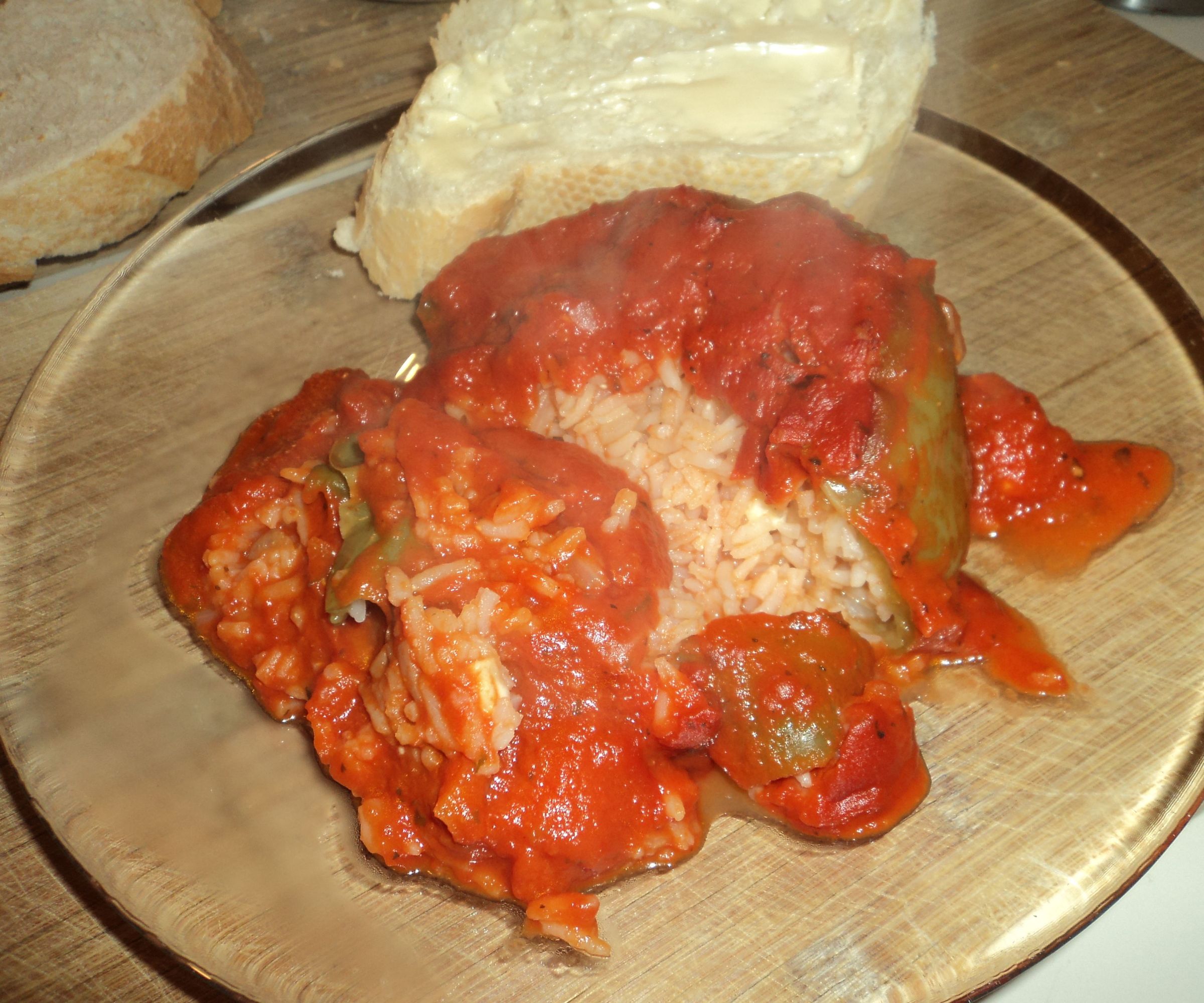 Faster Stuffed Peppers - 2 Ways - Veg or Meaty!