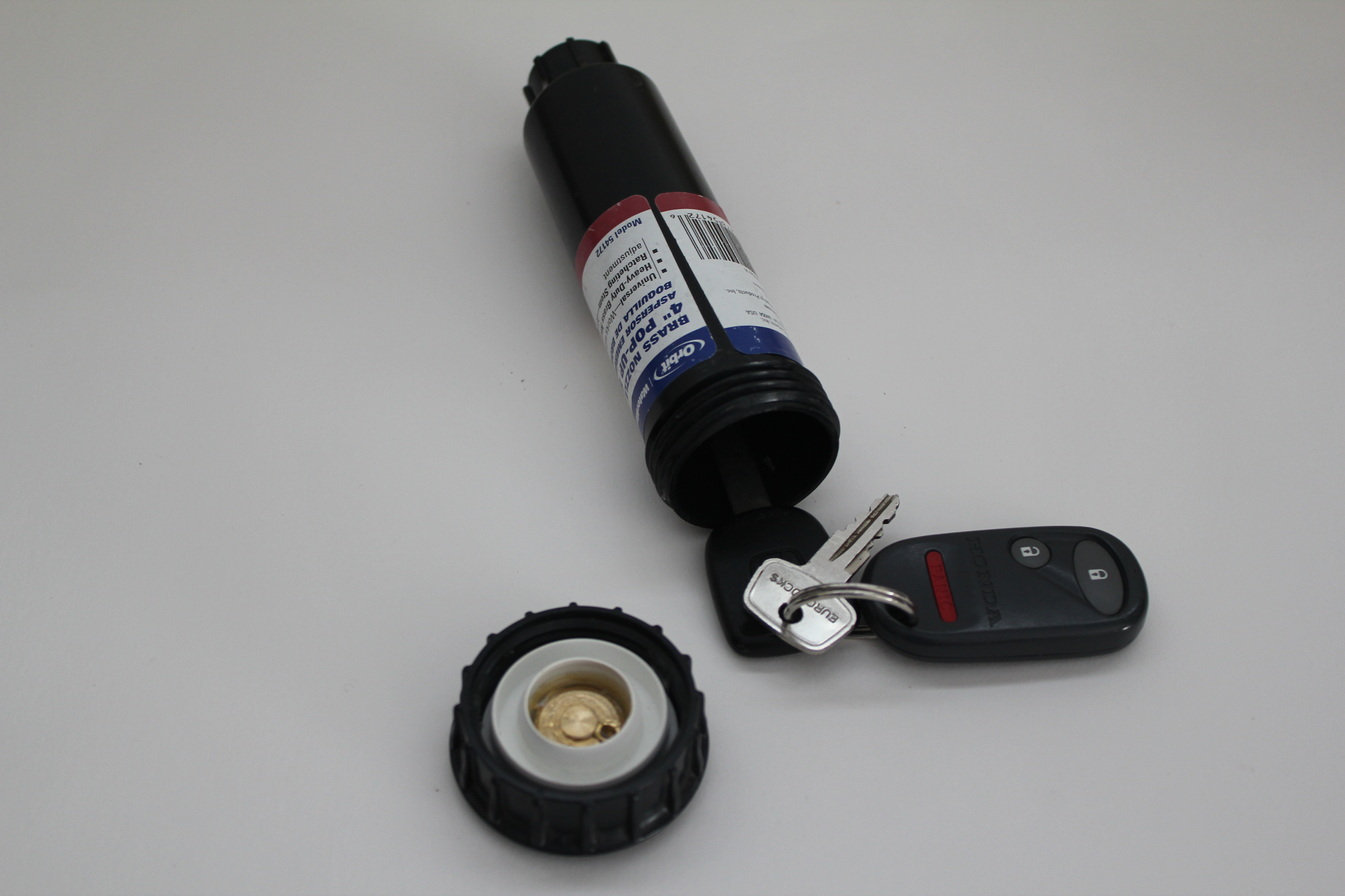 Hide-A-Key in a Sprinkler!